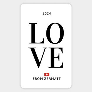 Love from Zermatt 2024 Sticker